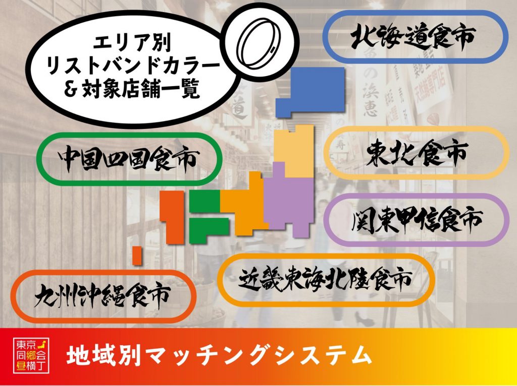 東京で同郷と出会える ご当地グルメを堪能 東京同郷会昼横丁produced By 有楽町産直横丁 街コンえくる 開催決定 飲食店プロデュース 株式会社浜倉的商店製作所